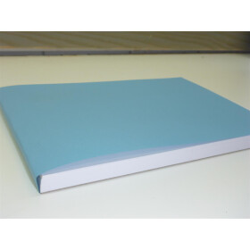 Blauer Skizzenblock A2 - 50 Blatt, 190g/qm