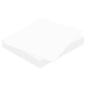 Schaumstoffplatte 3 mm - 70x100 mm, weiß  - 15er Pack