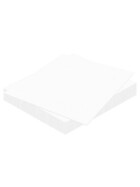 Schaumstoffplatte 3 mm - 70x100 mm, weiß  - 15er Pack
