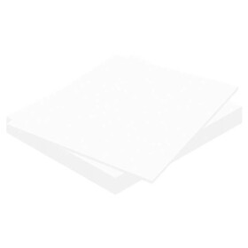 Schaumstoffplatte 5 mm - 70x100 mm, weiß  - 10er Pack