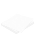 Schaumstoffplatte 5 mm - 70x100 mm, weiß  - 10er Pack