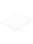 Schaumstoffplatte 10 mm - 70x100cm weiß - 5er Pack