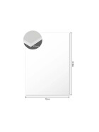 Schaumstoffplatte 10 mm - 70x100cm weiß - 5er Pack