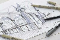 Pigmentliner Pigma Micron 01 / 0,25 mm -  schwarz