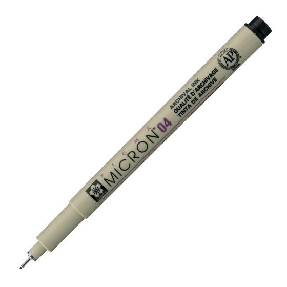 Pigmentliner Pigma Micron 0,40 mm -  schwarz