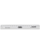 Lineal schmal 20 cm glasklar