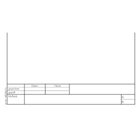 Zeichenblätter A4 hoch, 190 g/m², blanko, Randdruck und Schul-Schriftfeld, 250 Blatt