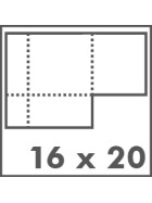 Skizzenheft 16 x 20 cm (ca. A5) - 120g/qm 32 Seiten