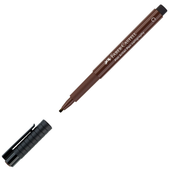 Tuschestift PITT® Artist Pen Calligraphy Farbe 175 - sepia dunkel