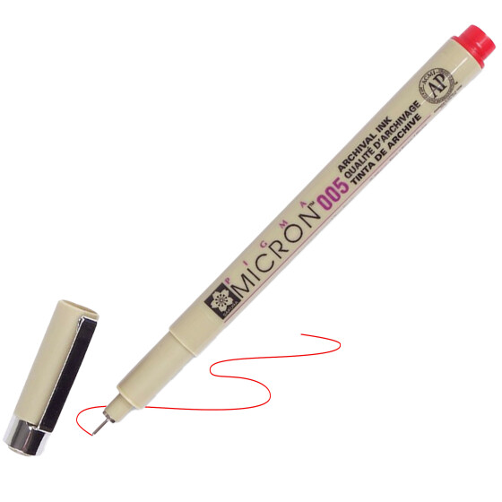 PIGMA Micron 5 - ,2 mm rot