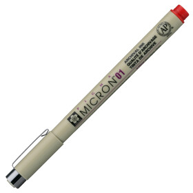 PIGMA Micron 1 - ,25 mm rot