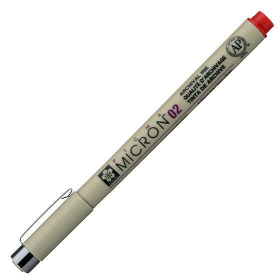 Pigmentliner Pigma Micron 0,30 mm - rot