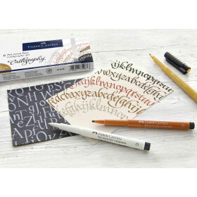Tuschestift PITT® Artist Pen Calligrafie 6er Etui