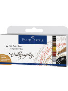 Tuschestift PITT® Artist Pen Calligrafie 6er Etui