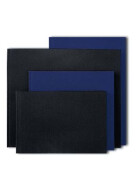 Aquarellbuch 160g/qm, 35%Hadern, 128 Seiten 17 x 24 cm, blau