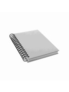 Spiralskizzenbuch A5 - 55 Blatt, 130g/qm, Graukarton