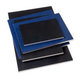 Softbook 64 Seiten, 120g/qm 21x20 cm quer blau