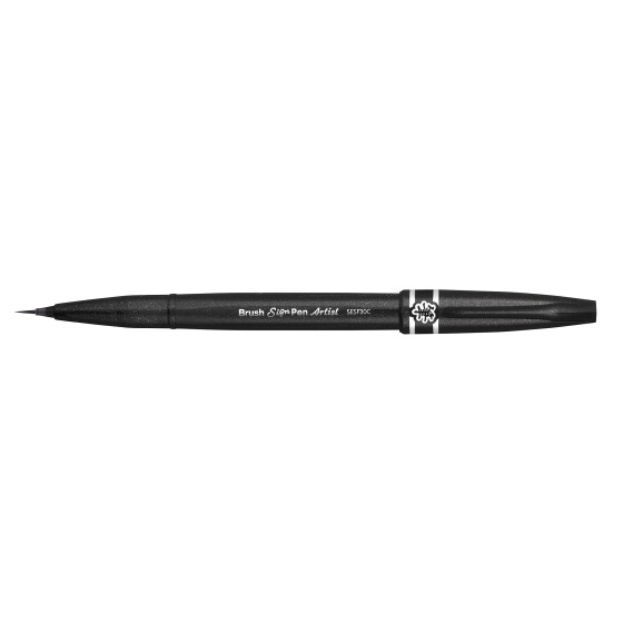 PENTEL Pinselstift Sign Pen Artist schwarz Pinselspitze: 0,03 - 2,0mm