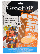 GRAPHIT Zeichenschablone für Comics Manga - Bubble B