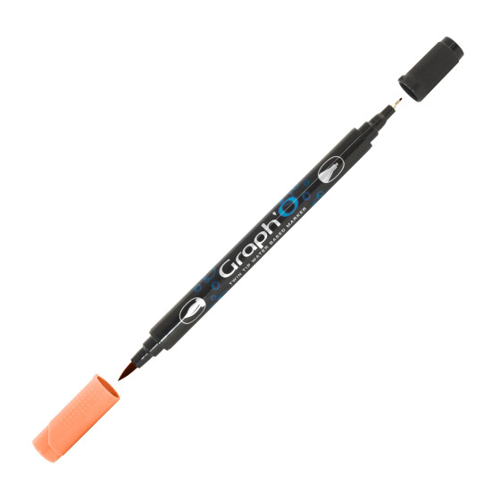 GRAPHO wasserbasierter Twin Tip Marker Farbe: 2110 - Apricot