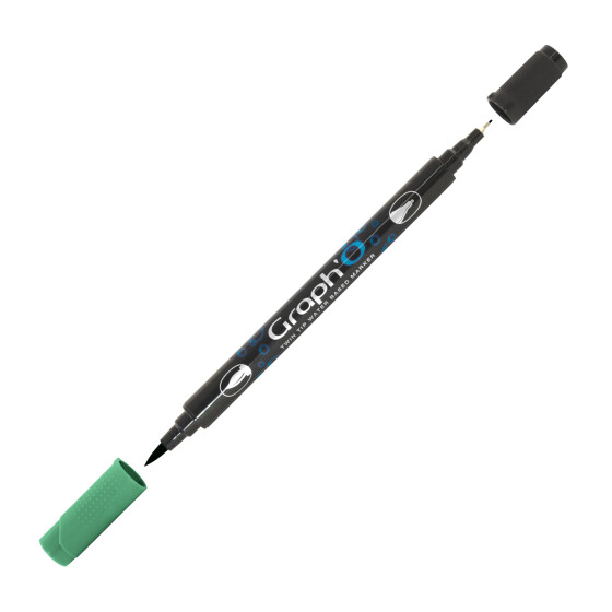 GRAPHO wasserbasierter Twin Tip Marker Farbe: 8160 - Forest