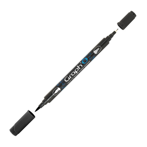 GRAPHO Pinselmarker 9909 - Black