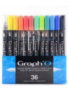 GRAPHO Pinselmarker 36er Set