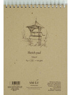 Slizzenblock spiraliert Authentic A4 - 100 Blatt, leicht graues RC-Papier, 100 g/qm