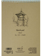 Spiralblock Skizze leicht graues 100% RCP Authentic A3 - 100 Blatt, 100 g/qm, matt