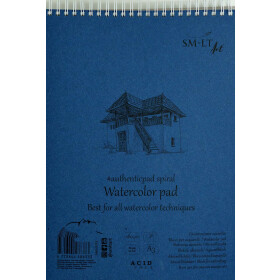 Spiralblock Authentic Aquarell Papier, DINA3, 30 Blatt,...