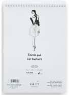 Spiralblock Authentic DIN A3 - für Marker Papier, 50 Blatt, 100 g/qm
