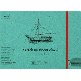 Skizzenheft Authentic 17x24 cm - weißes Papier, 32...