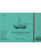 Skizzenheft Authentic 17x24 cm, weißes Papier, 32 Blatt, 90 g/qm