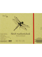 Skizzenheft Authentic 17x24 cm, creme Papier, 36 Blatt, 80 g/qm