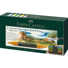 Aquarellmarker Albrecht Dürer - 5er Etui Plein Air