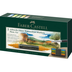 Aquarellmarker Albrecht Dürer - 5er Etui Plein Air