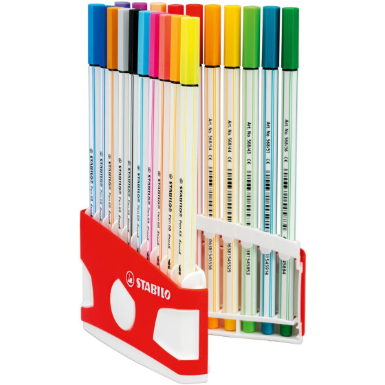 STABILO Pen 68 brush 20er ColorParade, 25,40 €