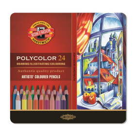 Polycolor- Künstlerfarbstifte 3,8mm Mine - 24er...