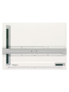 Standard-Zeichenplatte TK-System A3 mit Zeichendreieck