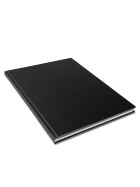 Skizzenbuch Ganzefalin A4 - 256 Seiten, 100g/qm - schwarz