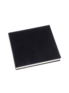 Skizzenbuch Ganzefalin 100g/qm - 21 x 21 cm, schwarz