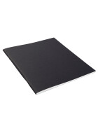 Zeichenheft 20,5 x 23,5 cm, 36 Seiten, 120g/qm - schwarz