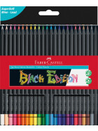 Buntstift Black Edition Super Soft Mine: 3,3 mm - 24er Kartonetui