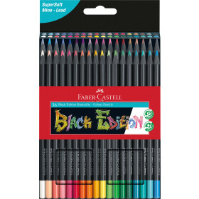 Buntstift Black Edition Super Soft Mine - 36er Kartonetui
