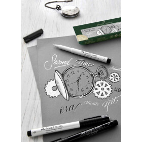 Tuschestift PITT® Artist Pen, schwarz und weiß, 4er Etui