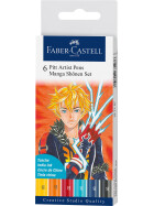 Tuschestift PITT® Artist Pen Manga 6er Etui Shonen - ersetzt 167131
