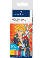 Tuschestift PITT® Artist Pen Manga 6er Etui Shonen - ersetzt 167131