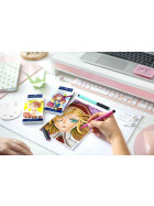 Tuschestift PITT® Artist Pen Manga Kaoiro, sortiert, 6er Etui