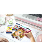 Tuschestift PITT® Artist Pen Manga Kaoiro, sortiert, 6er Etui