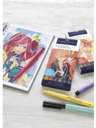 Tuschestift PITT® Artist Pen Manga Kaoiro, sortiert, 6er Etui